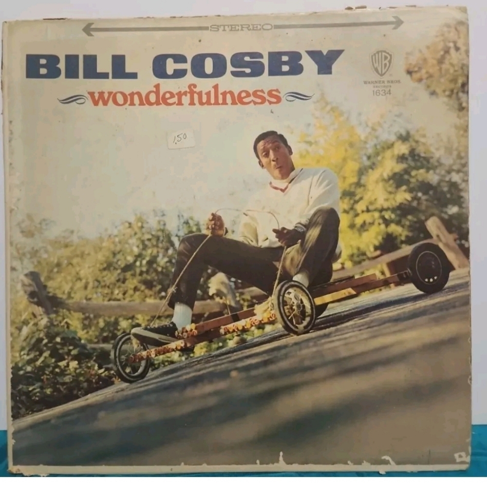 Bill Cosby ‎Wonderfulness 1966 Warner Bros WS 1634 Vinyl LP Comedy Record
